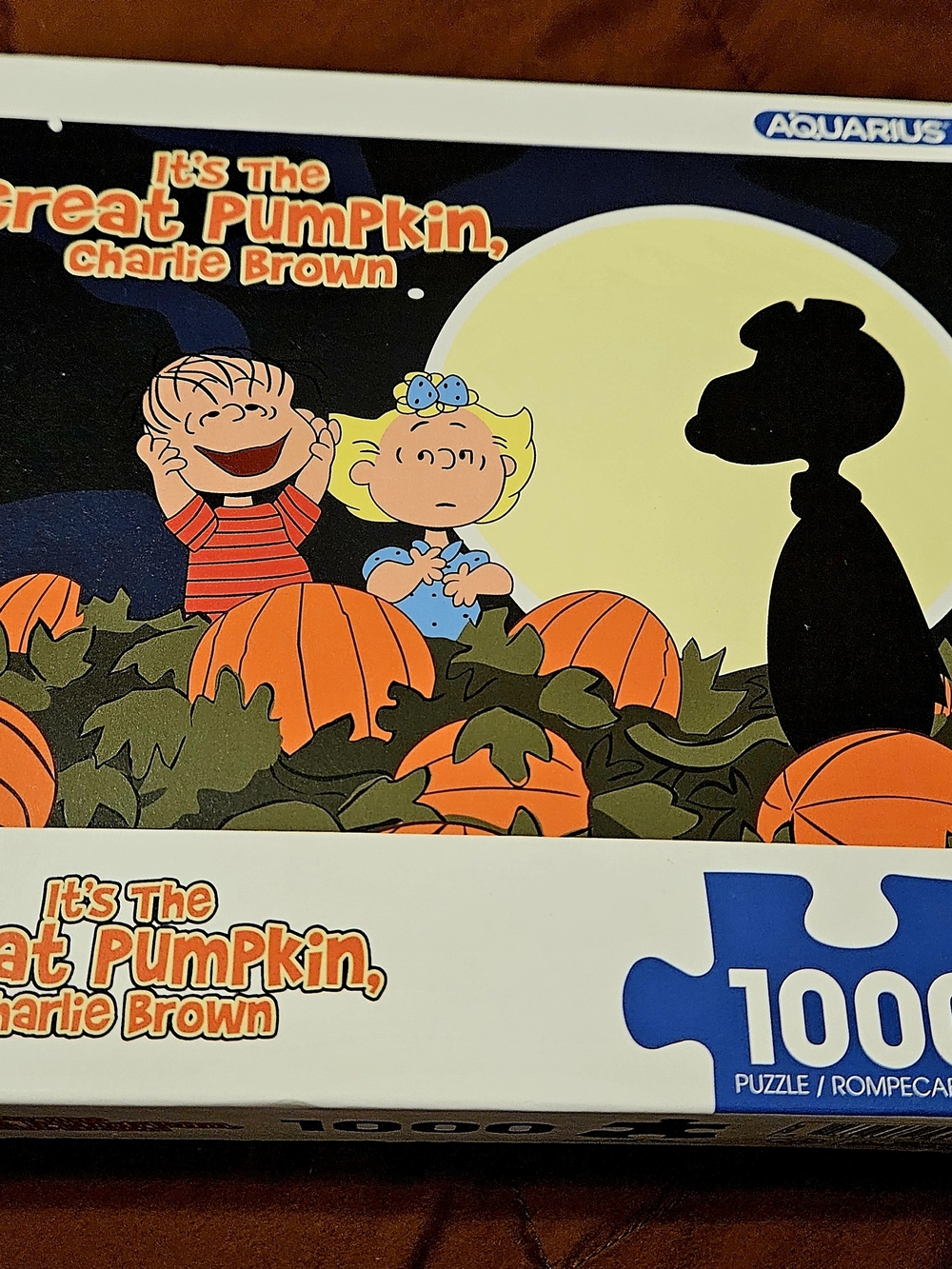 It's The Great Pumpkin Charlie Brown 1000 Piece Jigsaw Puzzle by Aquarius